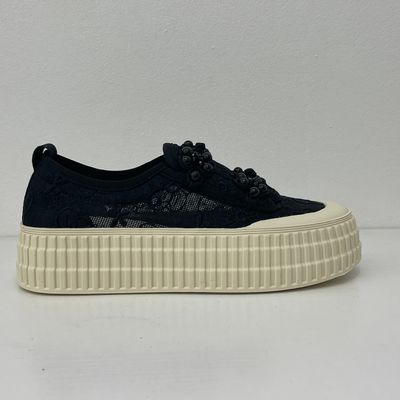 Casual Women Black Espadrilles Mid Top Black Designer Espadrilles