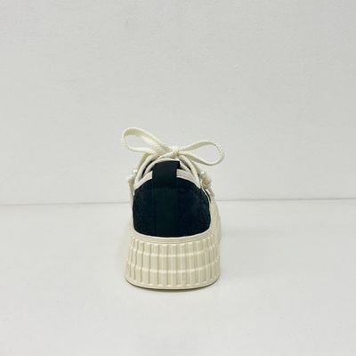 PU Mid Top Canvas Shoes Women Espadrilles Canvas Sneakers For Women