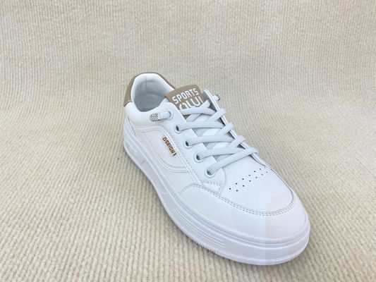 Women comfort flat heel sport shoes with breathable mesh and lace up