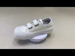 Chaussures de sport blanches pour femmes couvrant la tête et en cuir authentique